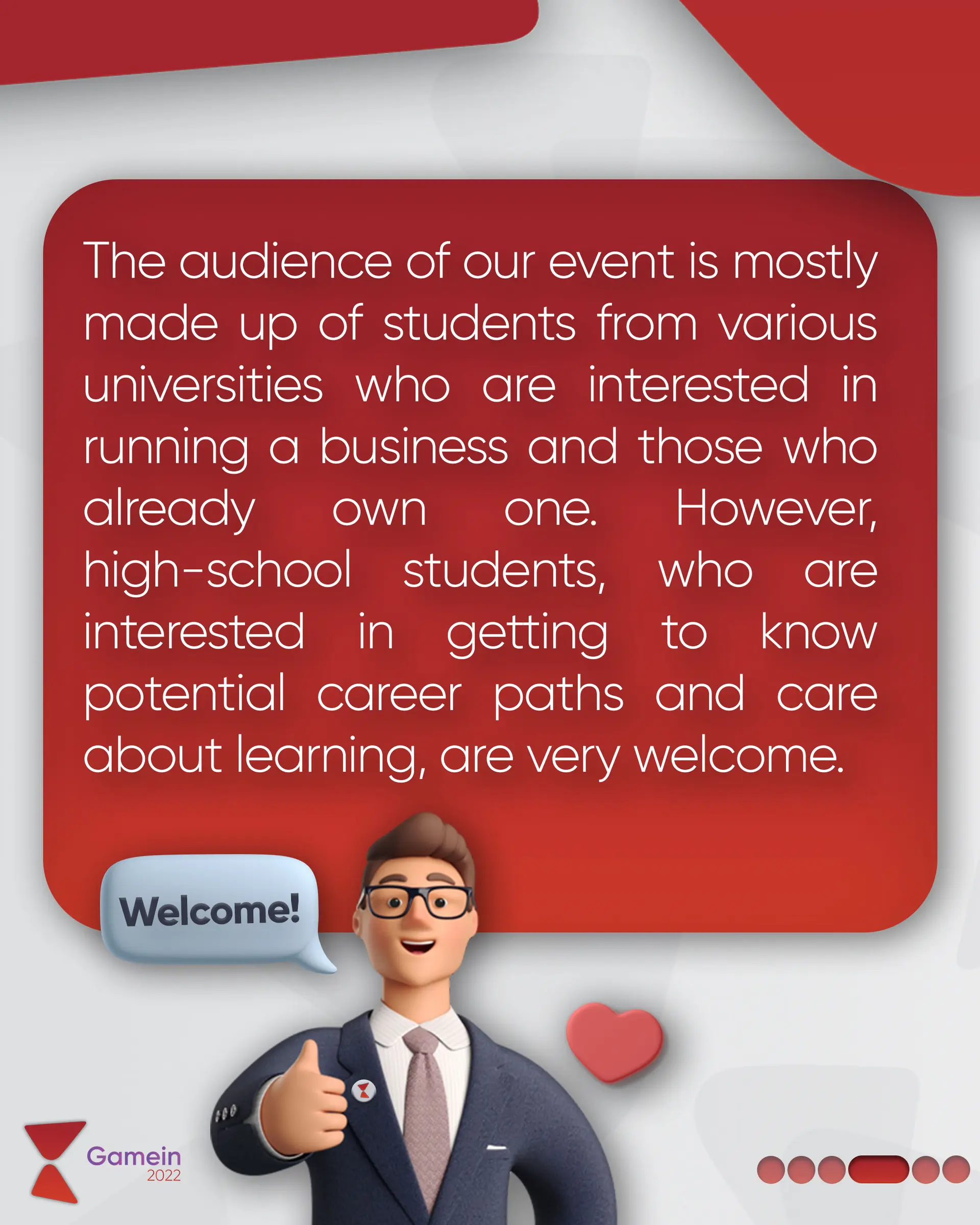 Join the Gamein Team, slide 4 (4 of 6)