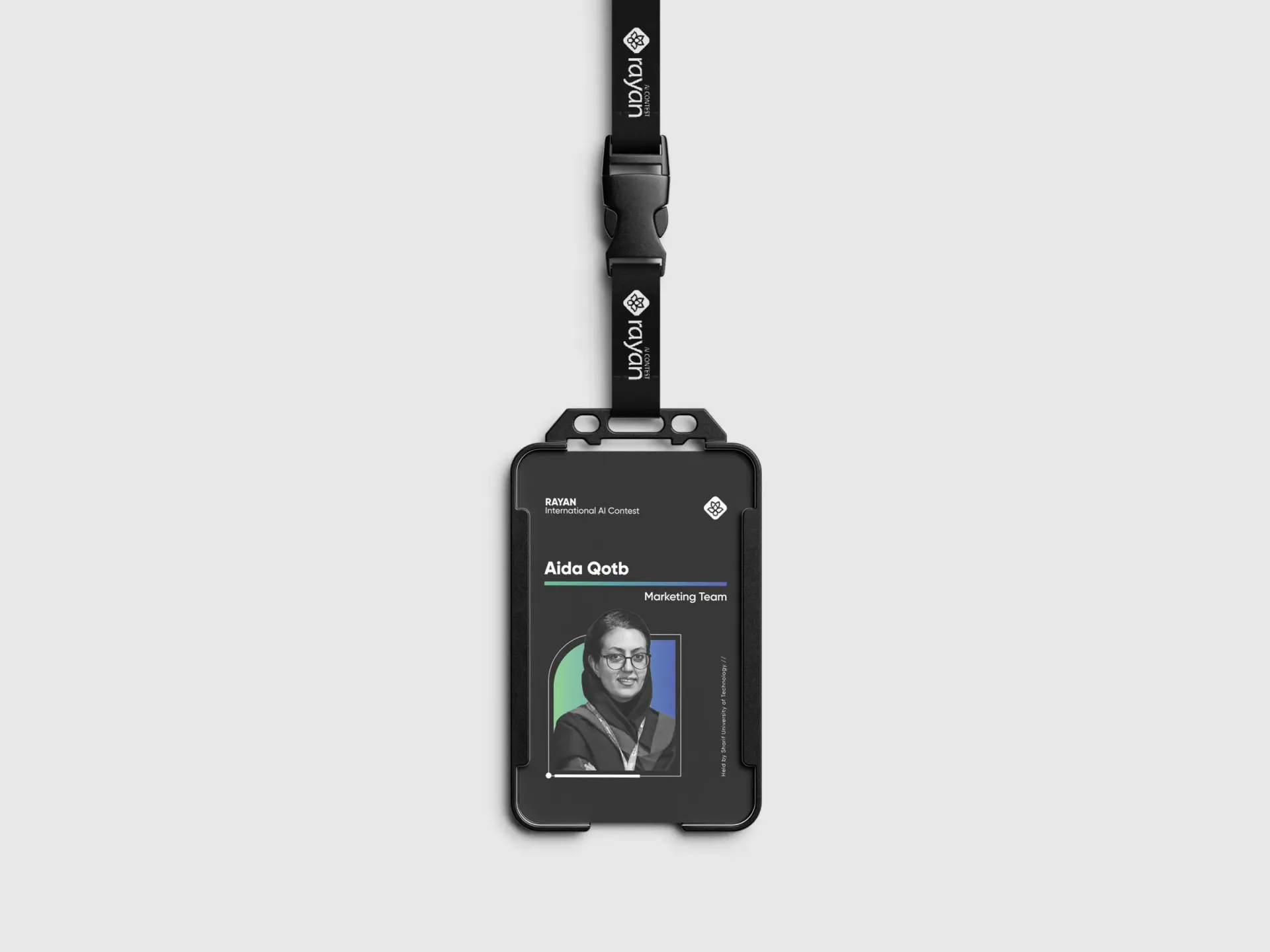 Participant ID card and lanyard