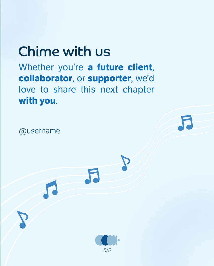 Welcome to Chime, slide 6
