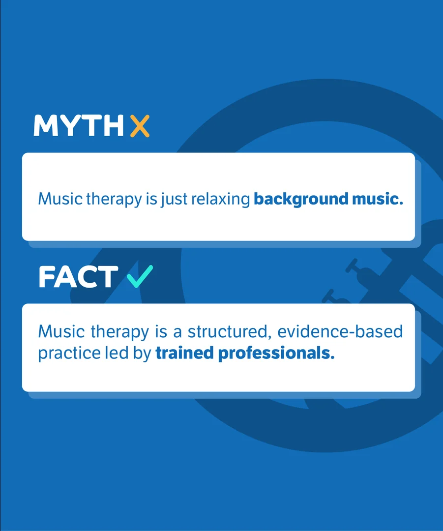 Music Therapy Myths, slide 2