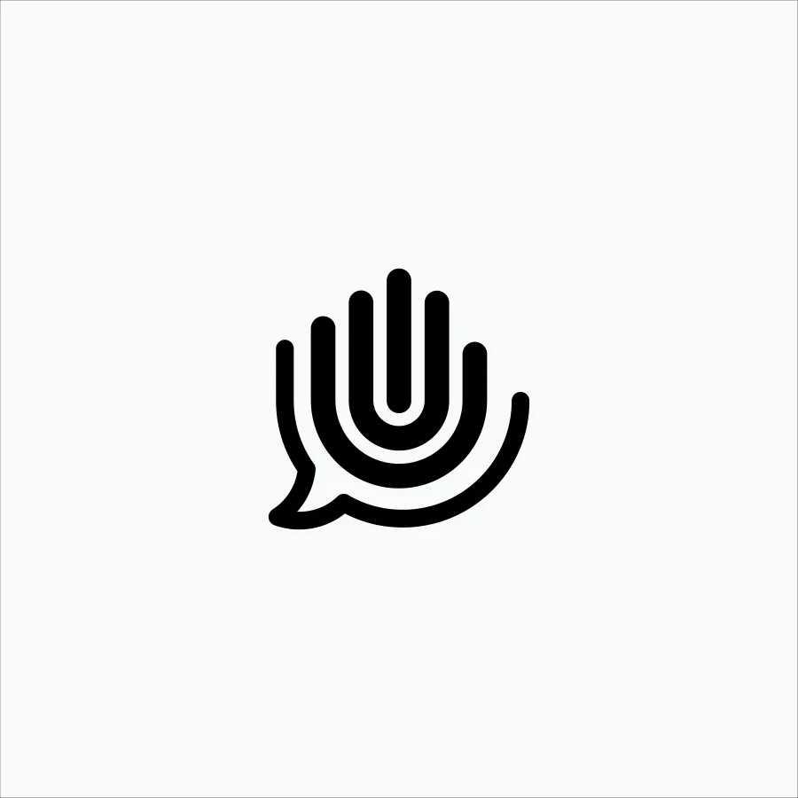 LingoEducatia logo, one-colour symbol